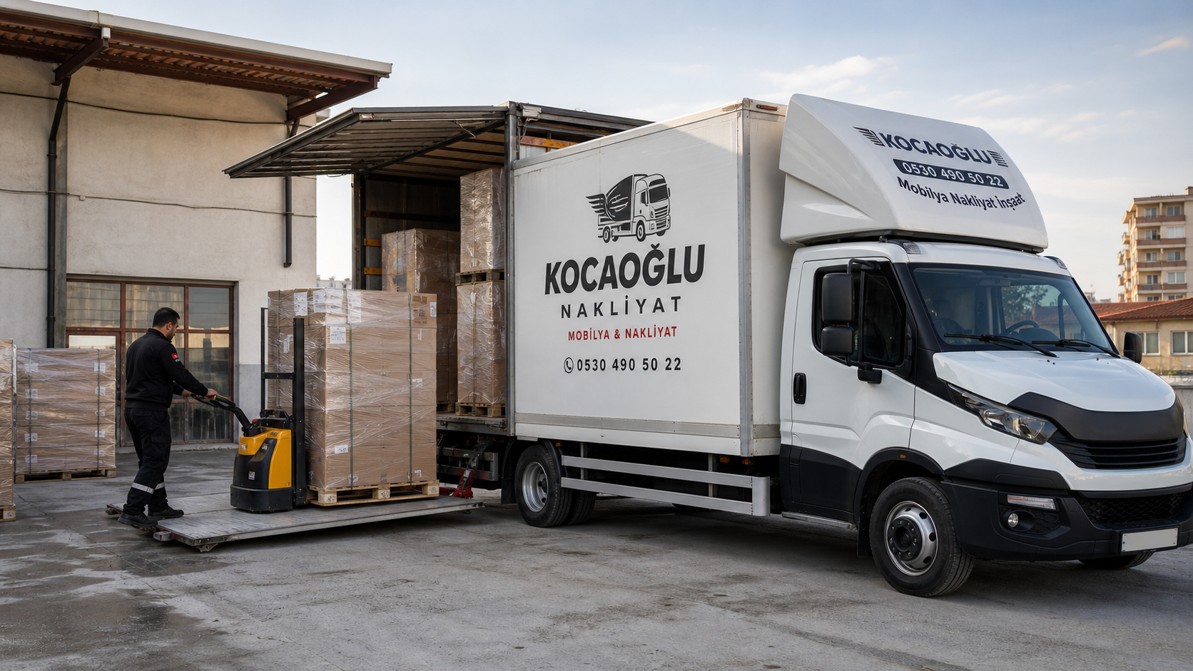 Palet parsiyel sevkiyat - Kocaoğlu Nakliyat
