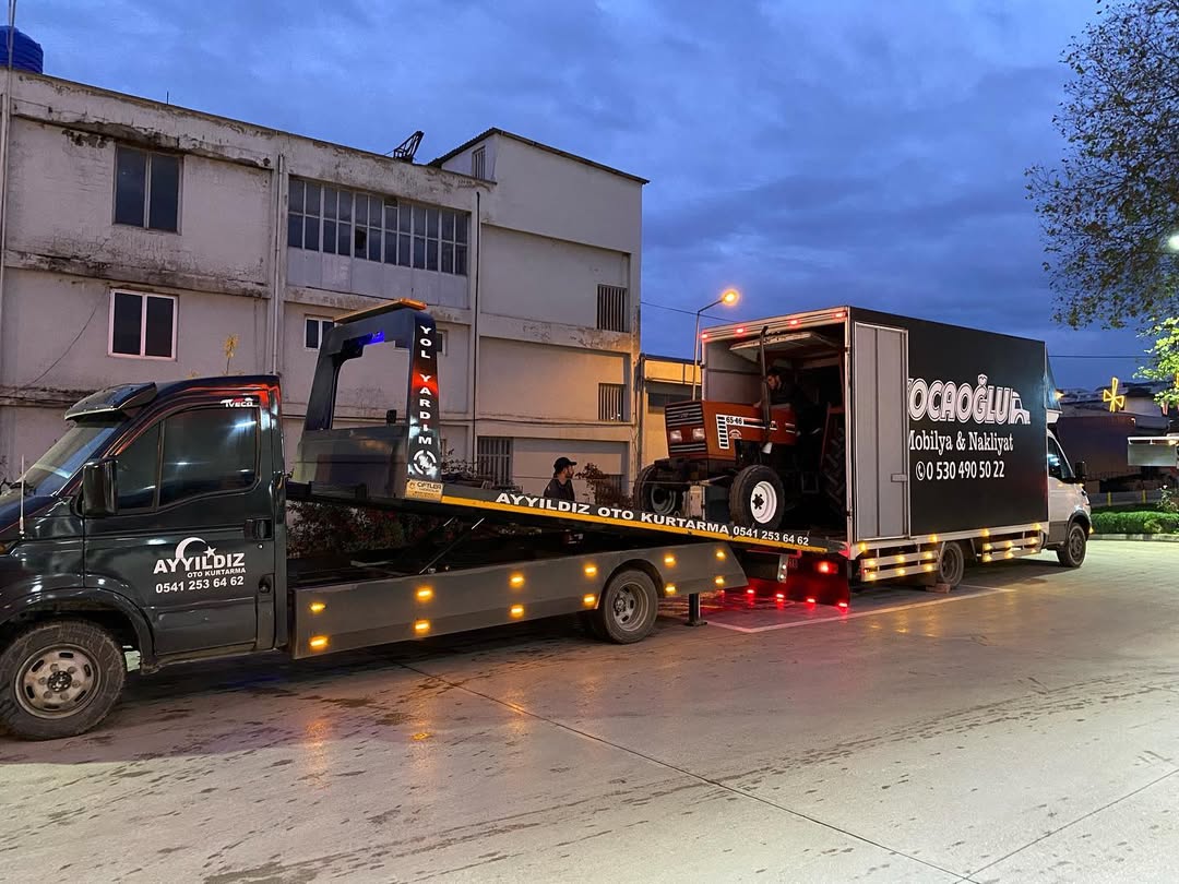Kocaoğlu Nakliyat Bafra kamyon ve asansörlü taşıma